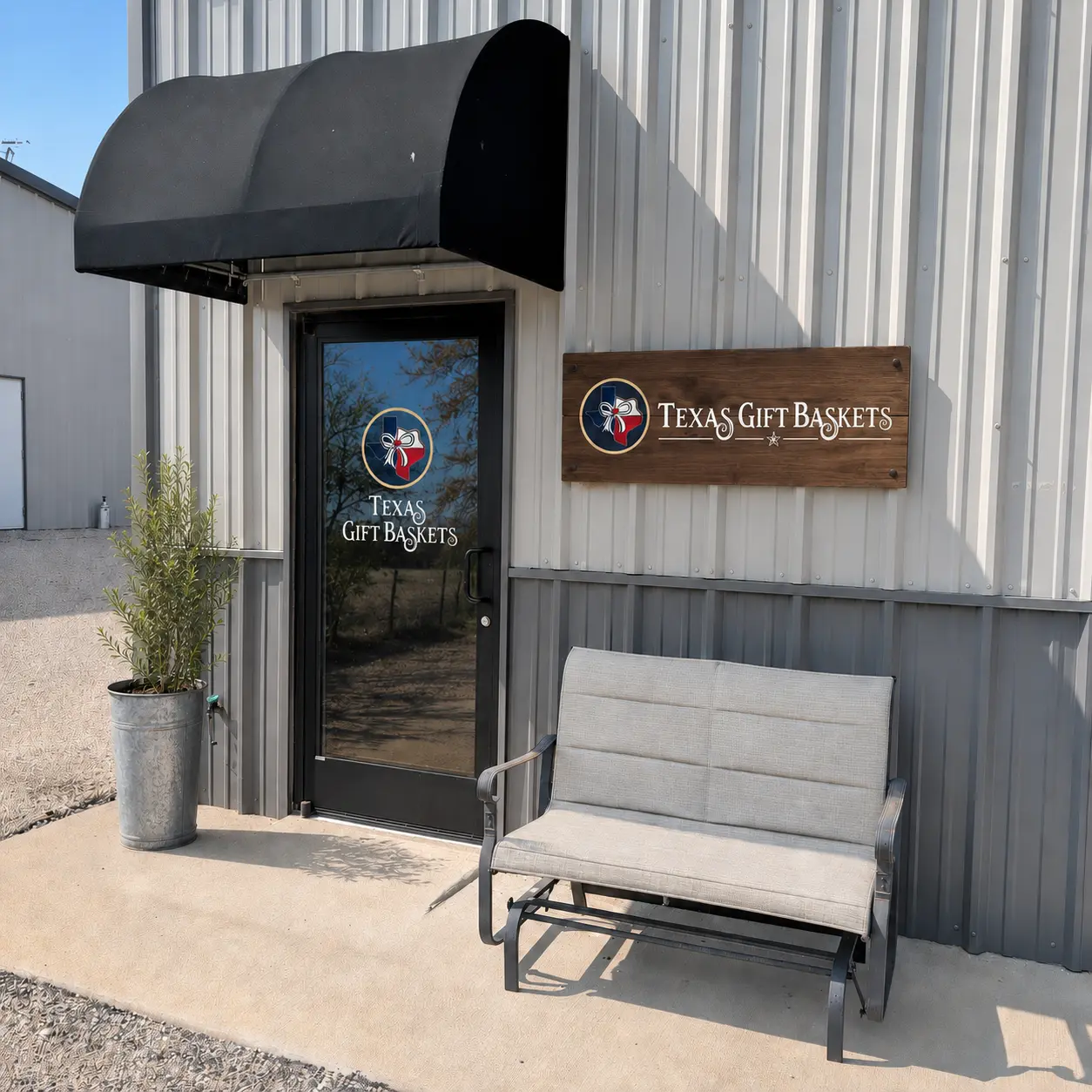 Texas Gift Baskets storefront in Weatherford, Texas